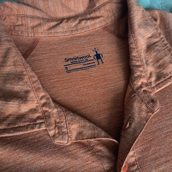 Smartwool 150 merino polo, sz sm - Picture 4 of 6